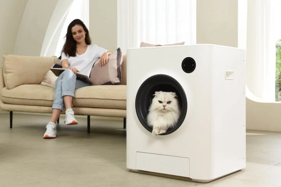 mechanical litter box